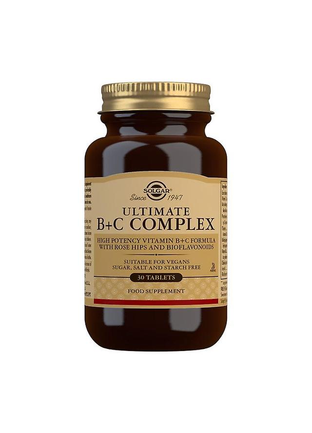 Solgar Ultimate B+C Complex - 30 Tablets on Productcaster.