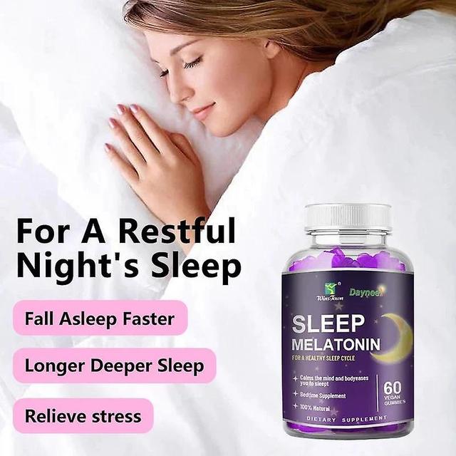 60ct Vitamins & Supplements Vegan Sleep Melatonin Gummies 3PCS on Productcaster.