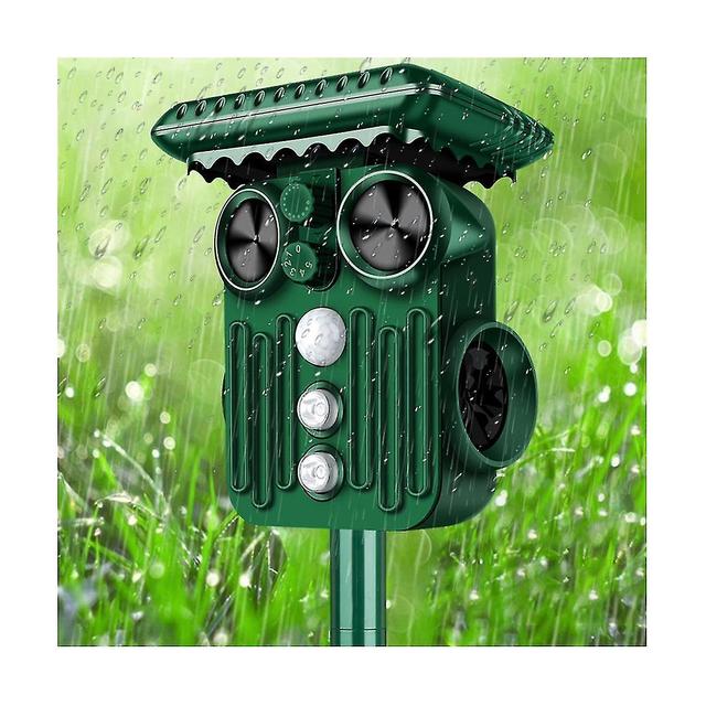 Solar Animal Drive Motion Geactiveerde Krachtige Eco-vriendelijke Jet Spray Animal Repeller Garden Control [hsf] on Productcaster.