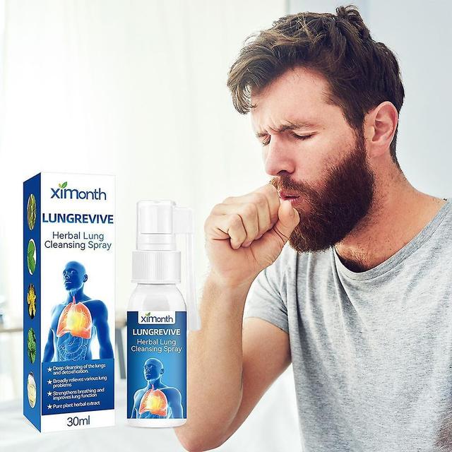 Lung Revive bylinný sprej na čistenie pľúc on Productcaster.