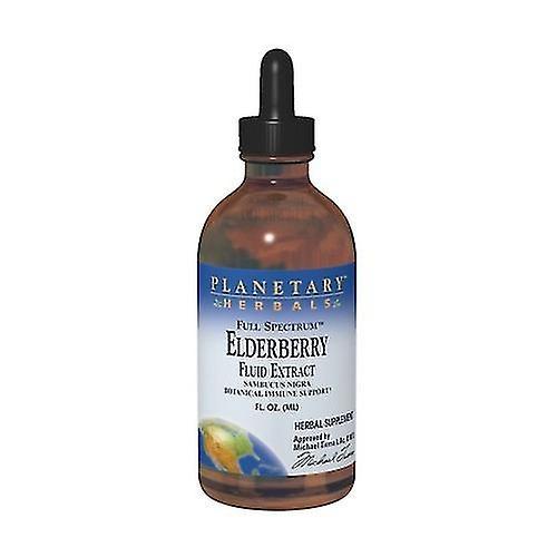 Planetariske Naturlægemidler Fuld spektrum Hyldebær, Fluid Extract 4 Fl Oz (Pack af 6) on Productcaster.