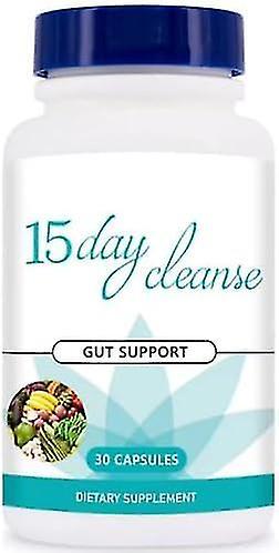 15 Day Cleanse Bowel Dissolving Capsules, Advanced Bowel Cleanse Detox, Gut and Colon Support, 30 Capsules 1 bottle-30pcs on Productcaster.