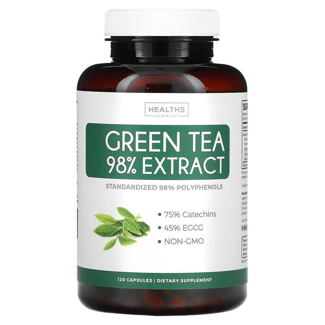 Healths Harmony, Green Tea 98% Extract, 120 Capsules on Productcaster.