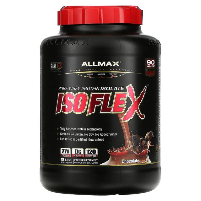 ALLMAX, Isoflex, Rent valleproteinisolat, chokolade, 2,27 kg on Productcaster.