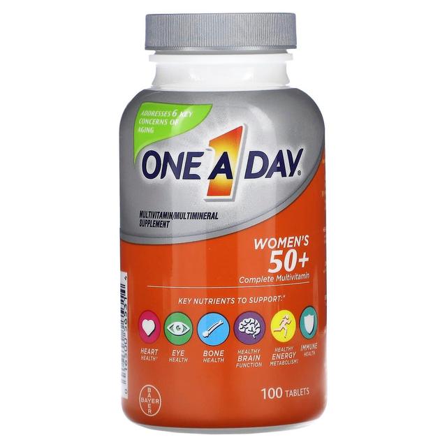 One A Day En om dagen, kvinnors 50+, komplett multivitamin, 100 tabletter on Productcaster.