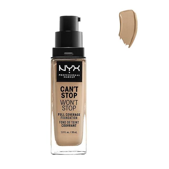 Nyx can ́t stop won ́t stop full coverage foundation soft beige 30ml on Productcaster.