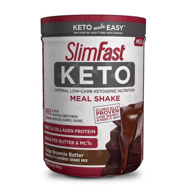 Slimfast keto fudge brownie cesto jedlo koktail, 13.4 oz on Productcaster.