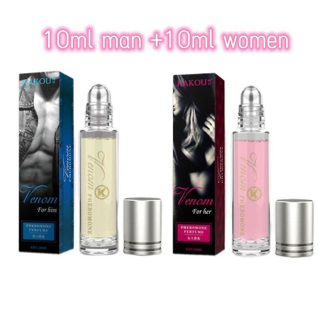 10ml Roll-on Pheromone Perfume Man Women Sex Stimulating Flirting Sexy Perfume Sweet Tempting Long-lasting Fragrance Perfume 1set on Productcaster.