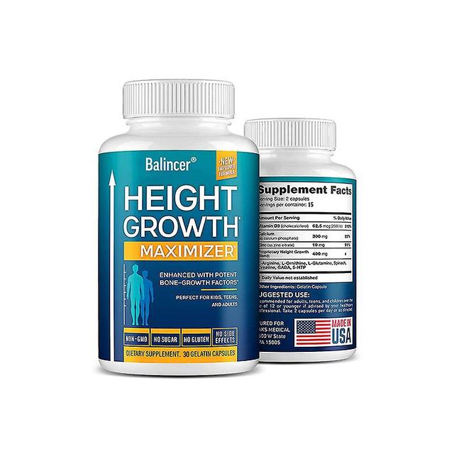 Vorallme Heightening Natural Heightening Agents - Enhances Bone Strength - Promotes Bone Growth 30pcs A bottles on Productcaster.