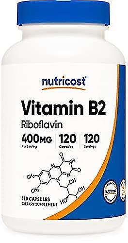 Vitamin B2 (riboflavin) 400mg 120 Capsules on Productcaster.