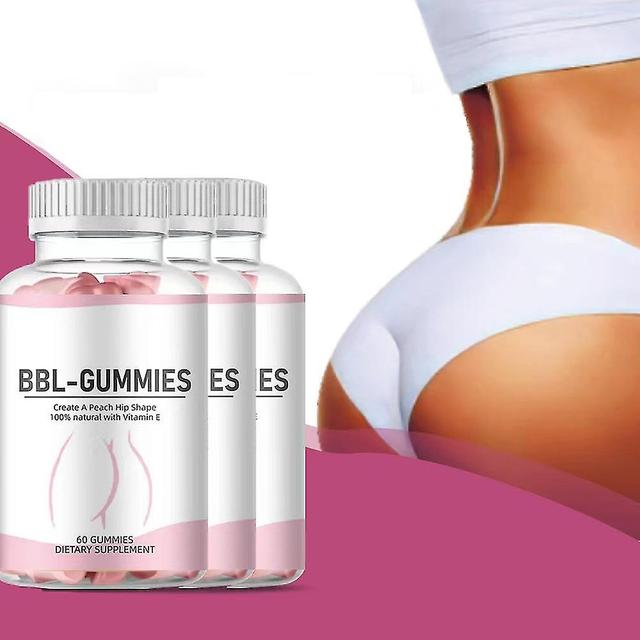 Women's Butt Enhancement Gummies Women's Buttocks Candy Hot Selling Breast Enlargement Vitamin Gummi 3 pcs on Productcaster.