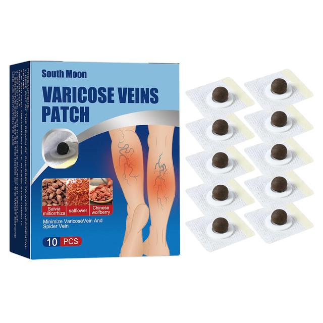 Chicoque Varicose Veins Patch Pills for Leg Varices, 10 Pcs Varicose Veins Patch, Varicose Vein Healing Patch Plaster for Nodules Tendon Pain Soren... on Productcaster.