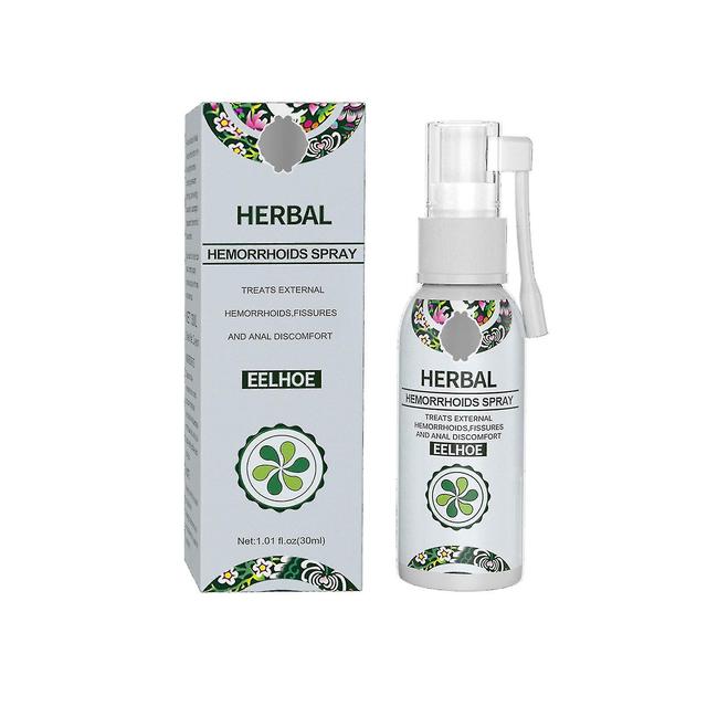 Eelhoe Hemorrhoids Relief Spray - Soluzione naturale a base di erbe per emorroidi gonfie e emorroidi polpette - 30ml on Productcaster.