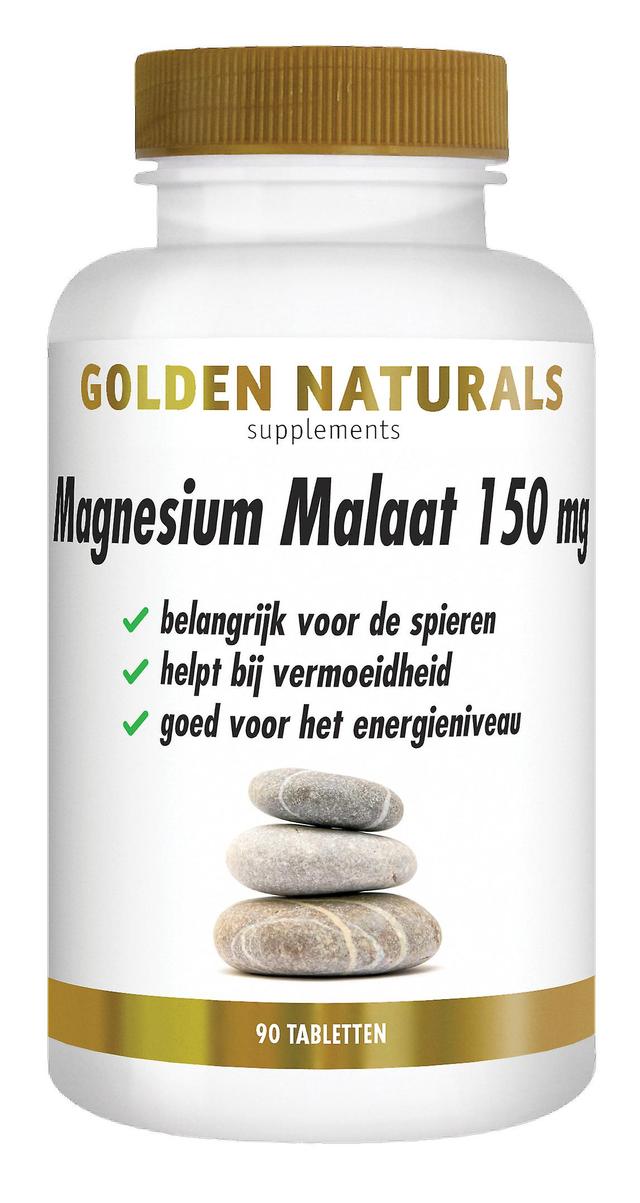 Golden Naturals Magnesium Malate 150 mg (90 Vegan Tablets) on Productcaster.