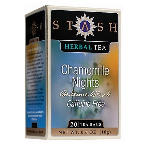 Stash Tea Herbal Tea Chamomile Nights, Caffeine Free 20 Count (Pack of 1) on Productcaster.