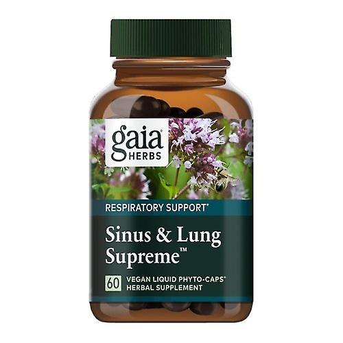 Gaia Herbs Sinus & Lung Supreme, 60 čiapok (balenie po 1) on Productcaster.