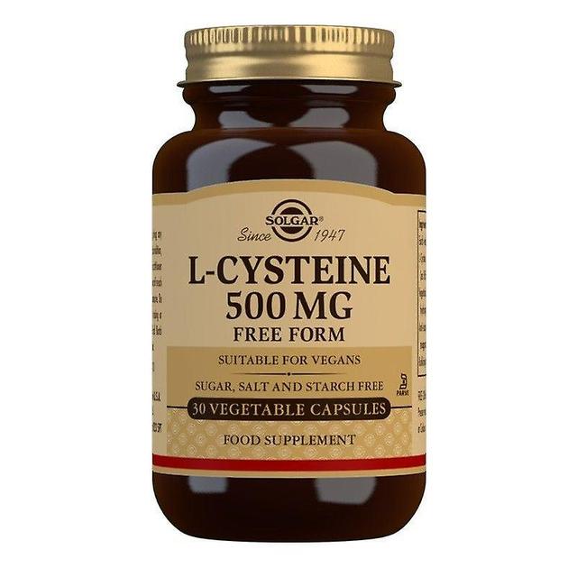 Solgar L-Cysteine 500mg Vegicaps 30 (12543554) on Productcaster.