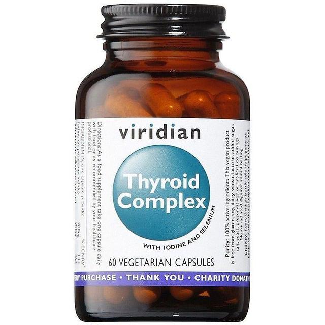 Viridian Thyroid Complex Veg Caps 60 (401) on Productcaster.