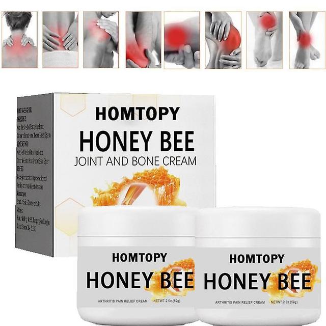 Bee Pain Relief Bone Healing Cream Natural Ingredients Promote Blood Circulation To Improve Joint Discomfort Patients 2pcs on Productcaster.