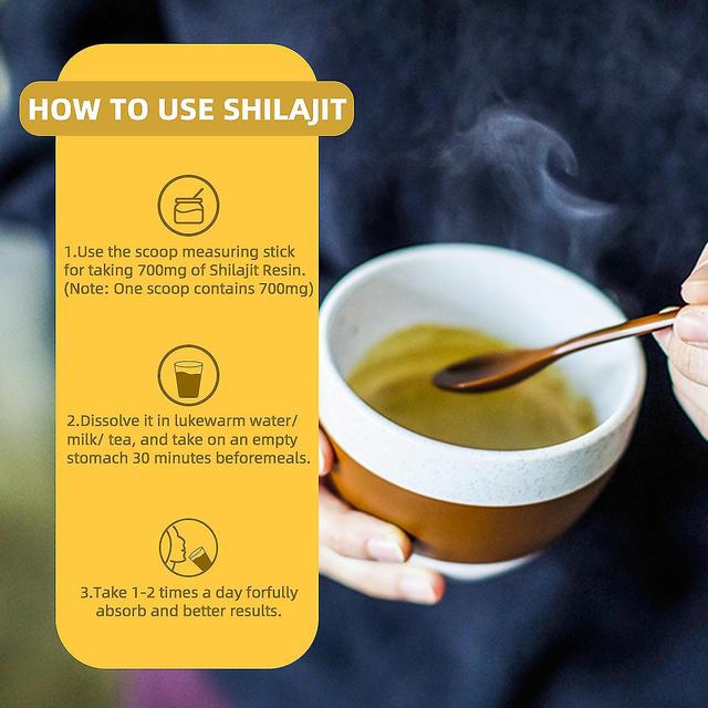 Résine Shilajit pure de l’Himalaya Gold Grade pour les hommes et les femmes, supplément de résine Shilajit biologique de soutien immunitaire avec o... on Productcaster.