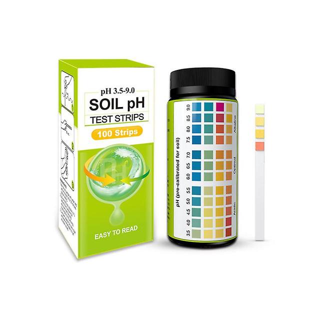 Sggc Soil PH Test Strip 3.5 to 9 Range High Accuracy PH Testing Paper Kit for Garden Lawn Grass Plant on Productcaster.