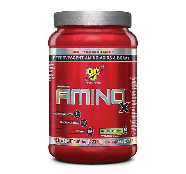 BSN Amino X BCAA Powder - Performance Endurance & Muscle Recovery - 1.01g Green Apple on Productcaster.