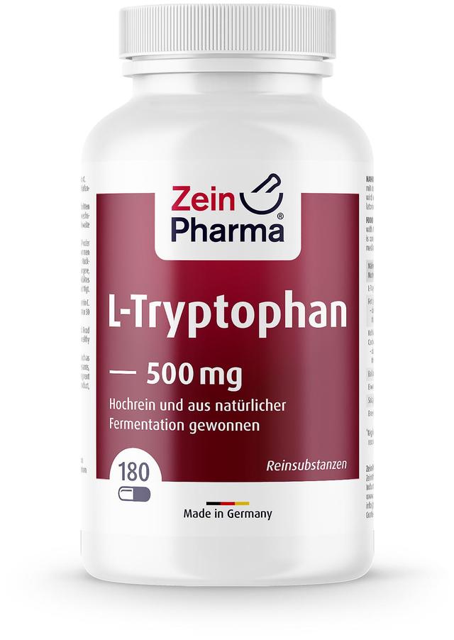 Zein Pharma L-Tryptofan 500 mg 180 caps on Productcaster.