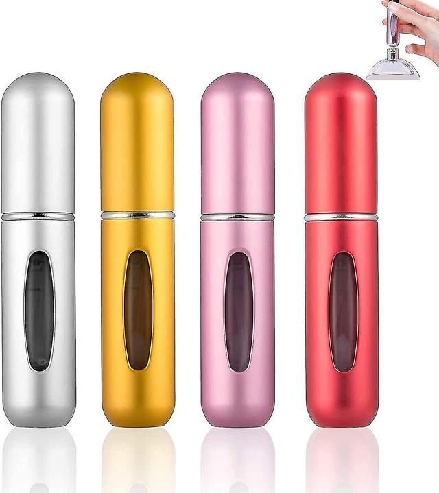 4 Pieces 5ml Perfume Atomizer, Refillable Perfume Atomizer, Mini Portable on Productcaster.