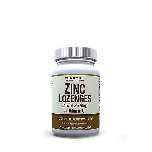 Windmill Health Zink Lutschtabletten mit Vitamin C Honig Zitrone, 60 Lutschtabletten (1er Packung) on Productcaster.