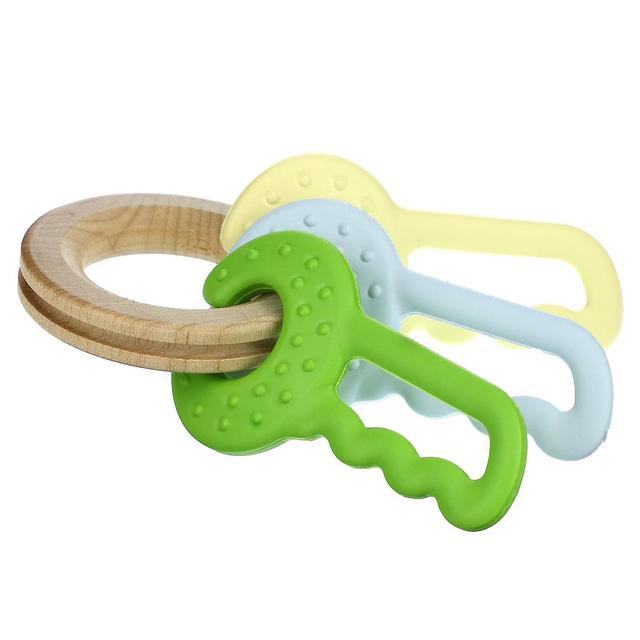 Begin Again Toys, Green Keys, Teether & Clutching Toy, 6+ Months, 1 Count on Productcaster.