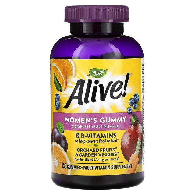 Nature's Way, Alive! Women's Gummy Complete Multivitamin, Mixed Berry, 130 Gummies on Productcaster.