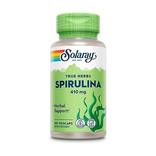 Solaray Spirulina 100 vegetable capsules on Productcaster.