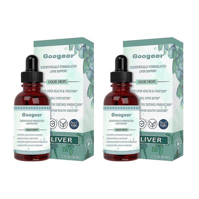 Szlld Health Care Repair Drops Liver Cleanse Detox Liver Support Supplement 2pcs on Productcaster.