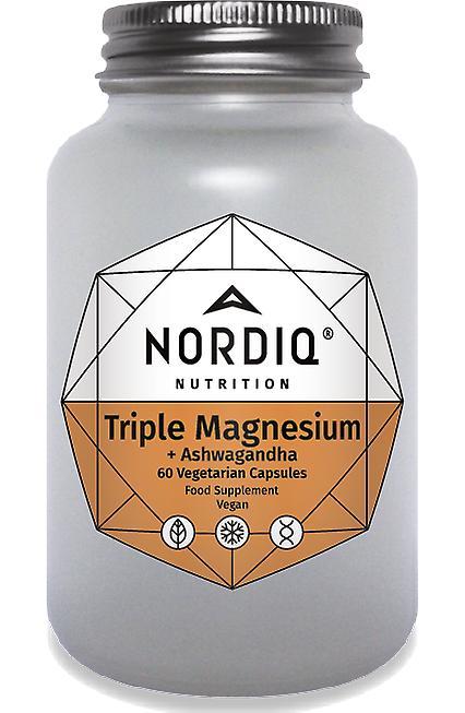 Nordiq Nutrition triple magnesium + ashwagandha 60's on Productcaster.