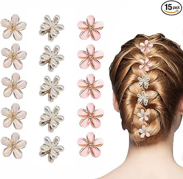 Dewenwils Dww-15 Mini Pinces Griffes De Diamant Pingles Cheveux De Fleurs Mignonnes Petites Pingles Cheveux Cratives Accessoires De Cheveux Pinc... on Productcaster.