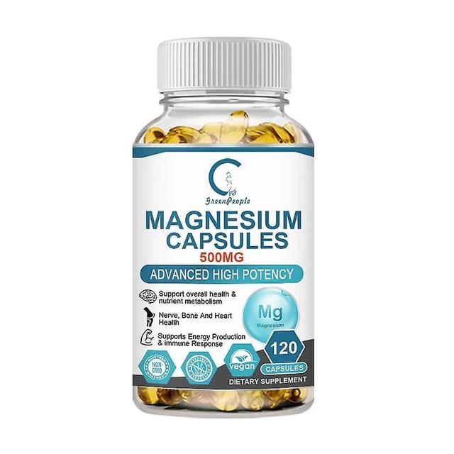 Catfit Glycine Magnesium Capsule Cognitive Function Calm Mood Help Sleep Muscle Recovery Mineral Magnesium Supplementshuamade Huamade 120pcs on Productcaster.