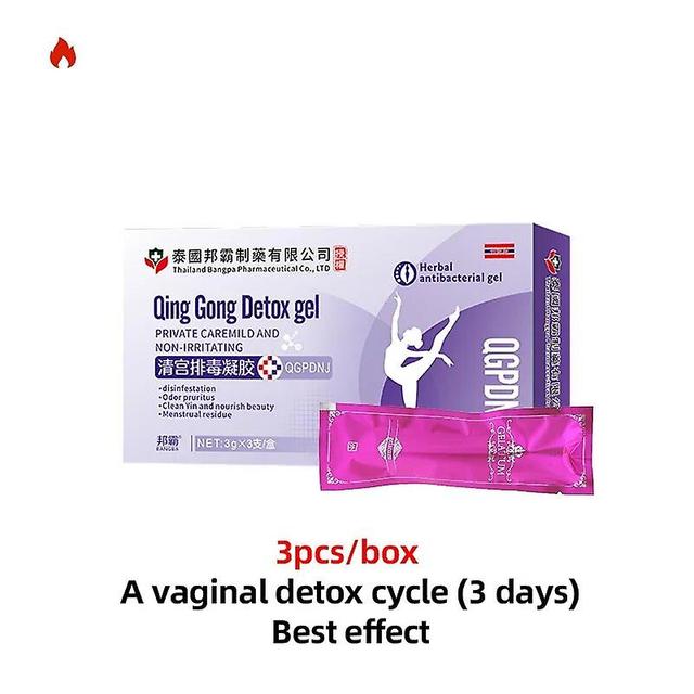 Tib Thailand Vaginal Womb Detox Gel Women Gynecological Vagina Cleaner Vaginale Infection Vaginitis Treatment Feminine Hygiene Care 1box 3gels on Productcaster.