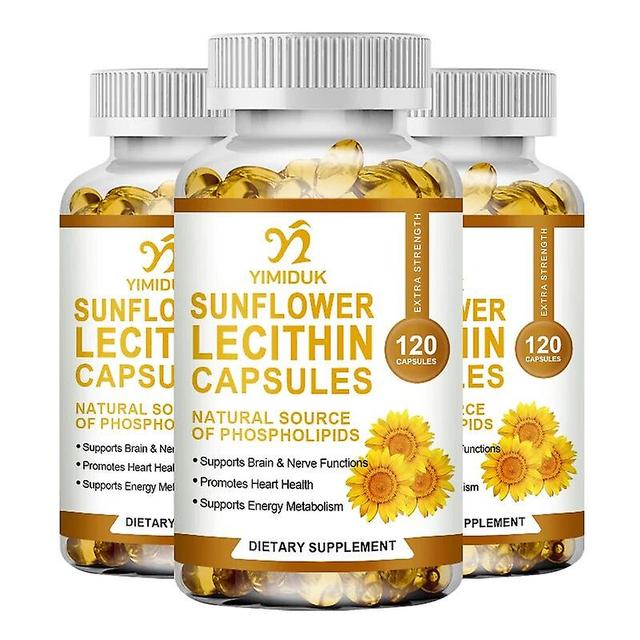 Venalisa Sunflower Lecithin Capsules Health Product Promote Cardiovascular Health Protect the Liver Support Breast Health Relieve Anxiety 3 Bottles... on Productcaster.