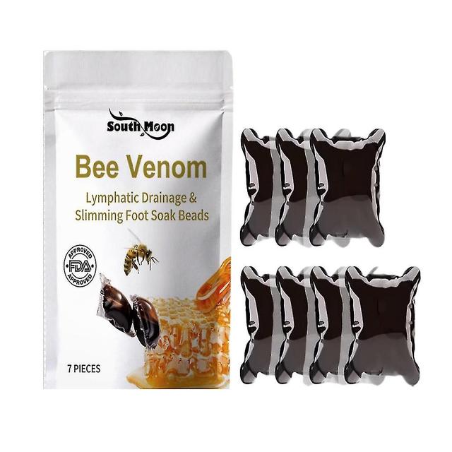 7/14/21/35pcs South Moon Bee Venom Lymphatic Drainage & Slimming Foot Soak Beads, Relief Relax 7pcs on Productcaster.