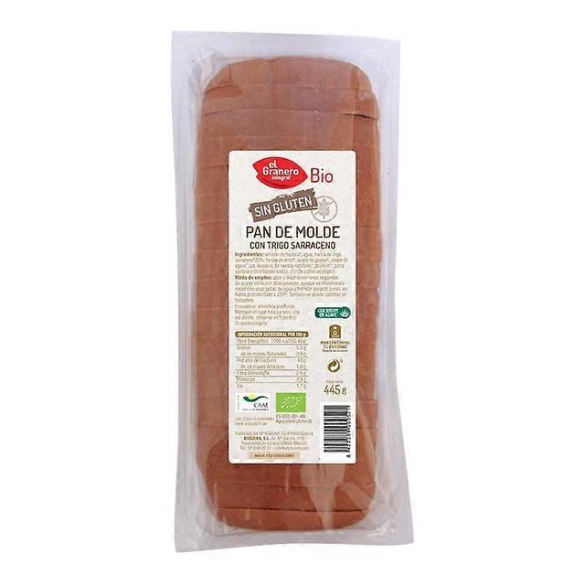 Granero pan de molde con trigo sarraceno s-gluten bio 445g on Productcaster.