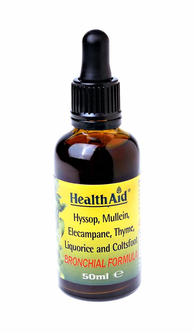 Health Aid Bronkial Formula (Hyssop, Lakrids, Coltsfoot) Væske, 50ml on Productcaster.