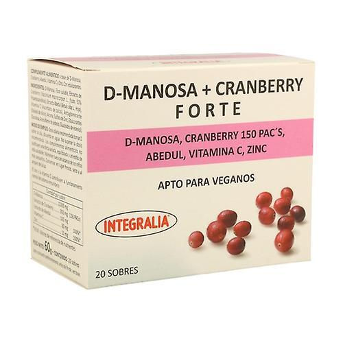 Integralia D-Mannose + Cranberry Forte 20 packets on Productcaster.