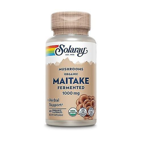 Solaray Fermented Maitake 60 vegetable capsules of 500mg on Productcaster.