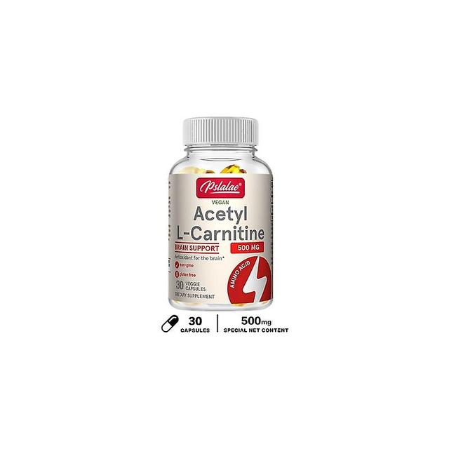 Eccpp Acetyl L-carnitine 500 Mg Vegetarian Capsules Brain Antioxidant Protection Support Energy Production Metabolism Heart Support 30 Capsules on Productcaster.