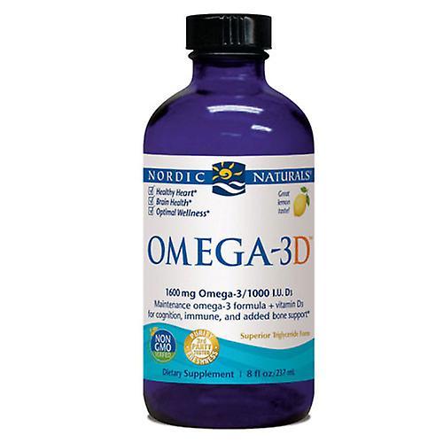 Nordic Naturals Omega-3D, Lemon 8 oz (Pack of 3) on Productcaster.