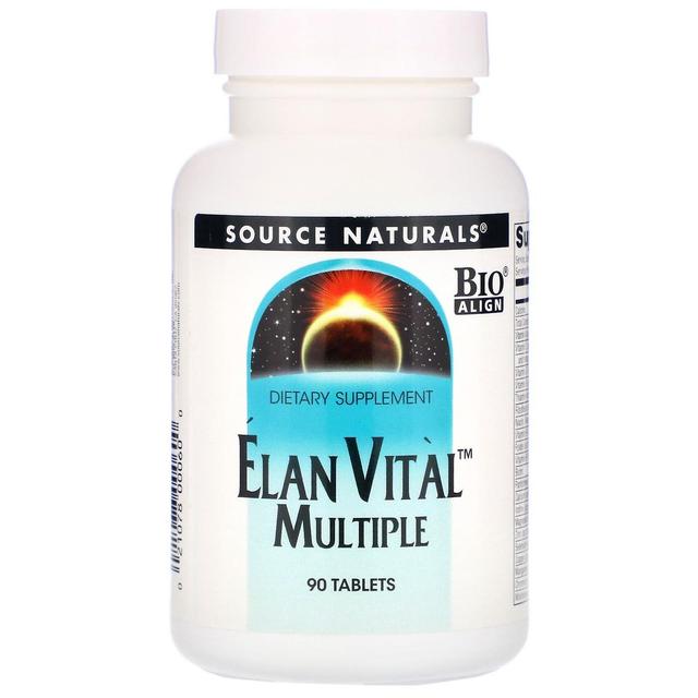 Source Naturals, Elan Vital Multiple, 90 tabletter on Productcaster.