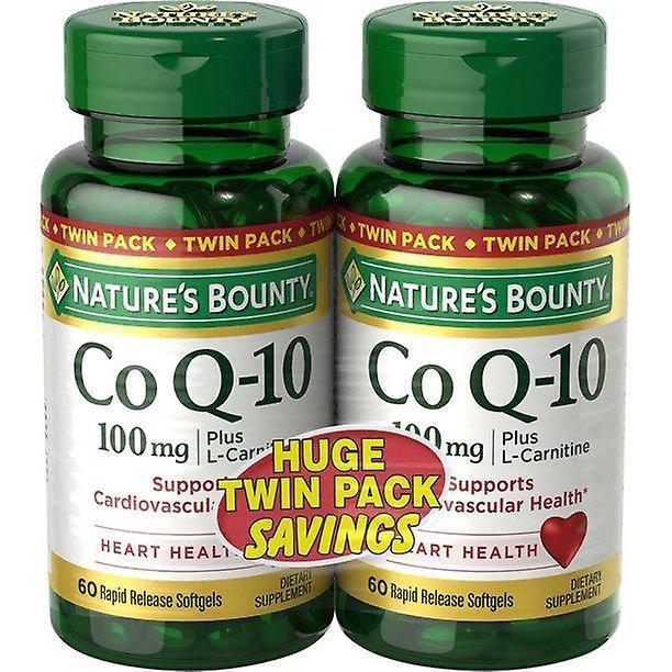 Natures Bounty Nature's bounty co q-10 softgels, 100 mg, 60 ct, 2 pack on Productcaster.