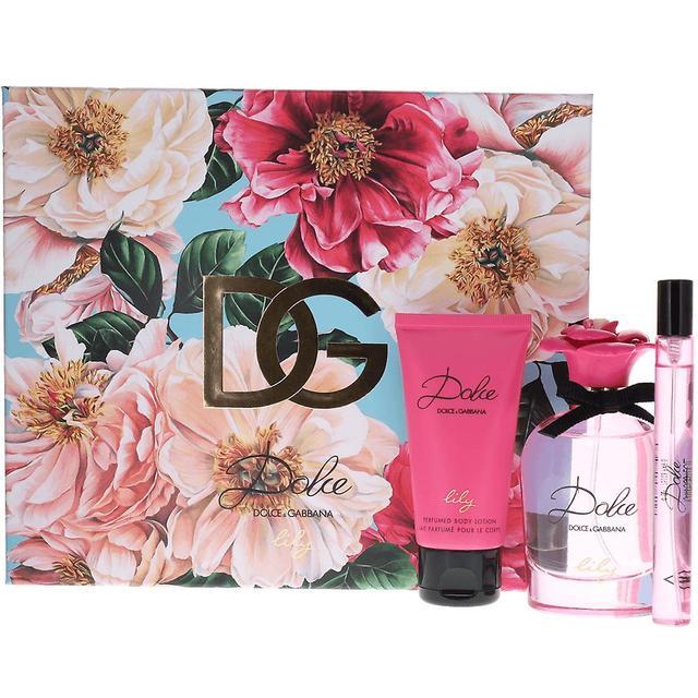 Dolce & Gabbana Dolce & Gabanna Dolce Lily Gift Set For Her - 75ml EDT / 50ml Body Lotion & 10ml EDT on Productcaster.