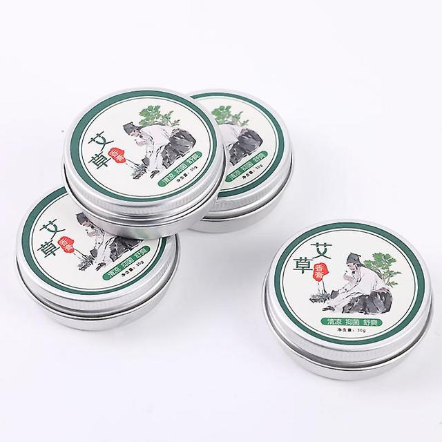 Sajygv 4pcs Herbal Moxibustion Cream Moxa Ointment Health Care Massage Oil Relief Arthritis Body Pain Mosquito Bite Prevention 4 boxes on Productcaster.