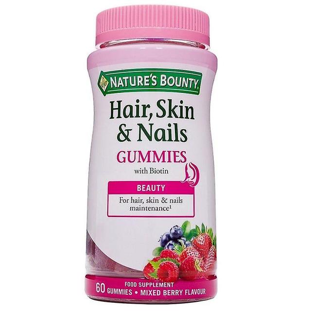 Natures Bounty Nature's Bounty Hair, Skin & Nails Gummies 60 (12539269) on Productcaster.